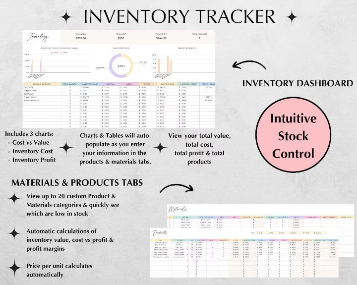 PLR Bookkeeping Spreadsheets with Resell Rights Included - Image 3