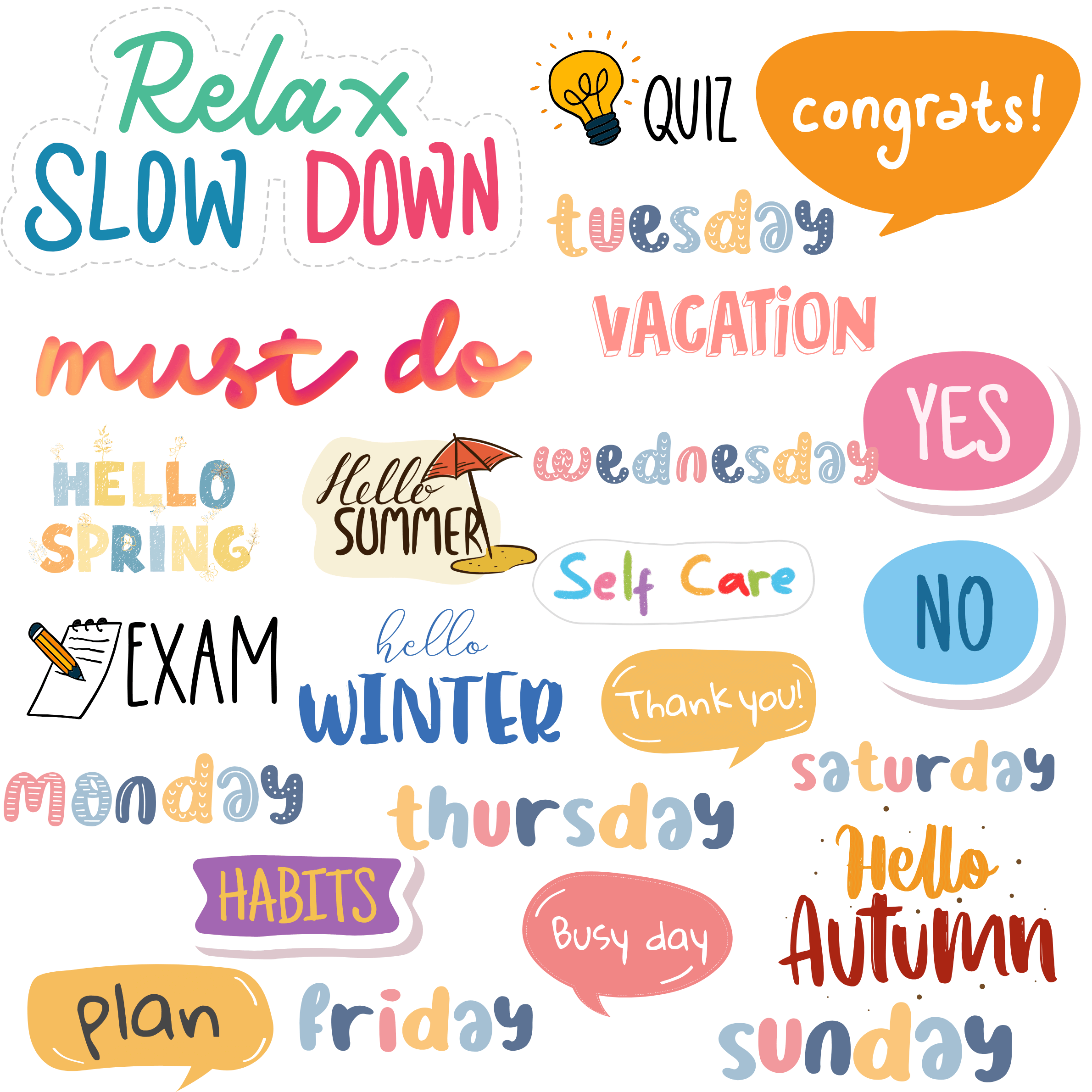 8000+ Digital Stickers For Planners, & Journals |Includes Resell Rights - Image 7